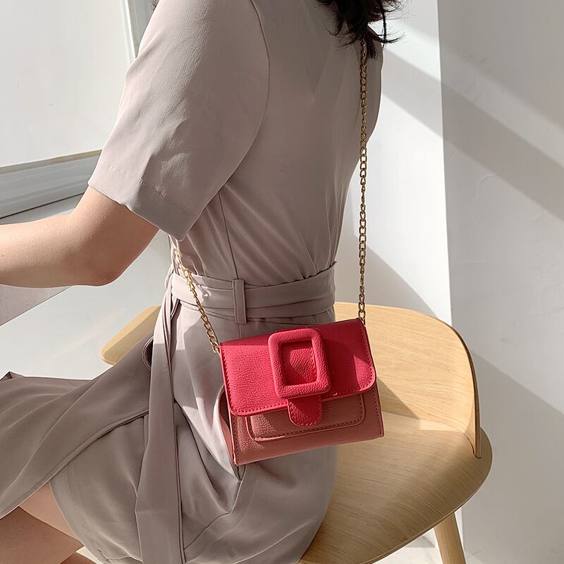 シングル スクウェア メッセンジャーバッグ 手作りハンドバック4438757640