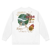 VINTAGE ストリート SAVE THE EARTH ロングTシャツ T391