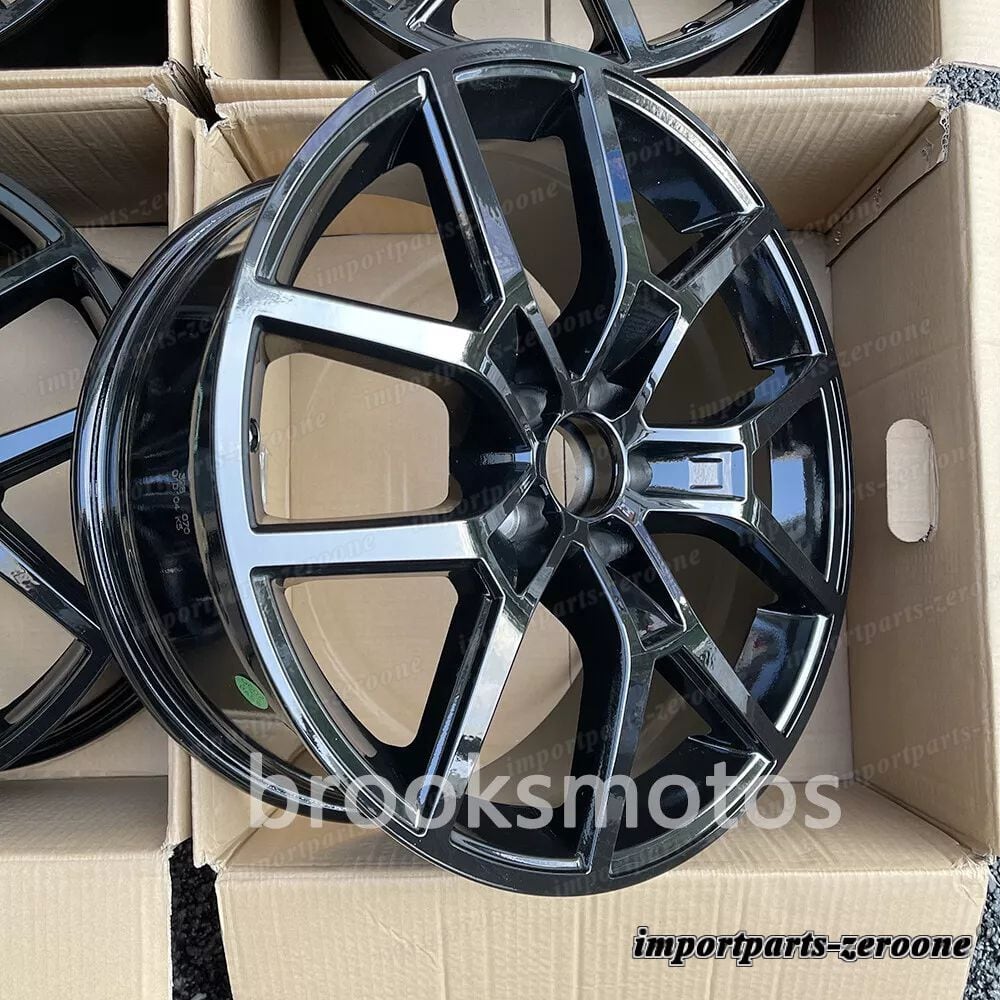 18インチグロスブラックスタイルホイールFot ボルボ V60 S60 Polestar