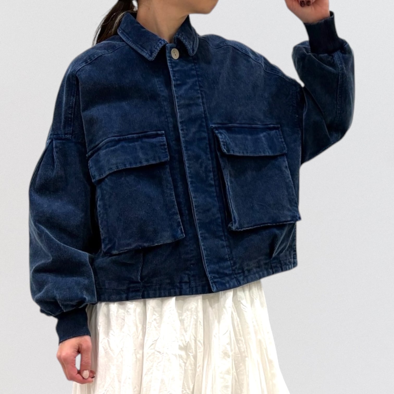 PASSIONE コーデュロイビックポケットショートジャケット | CoCo Cuore