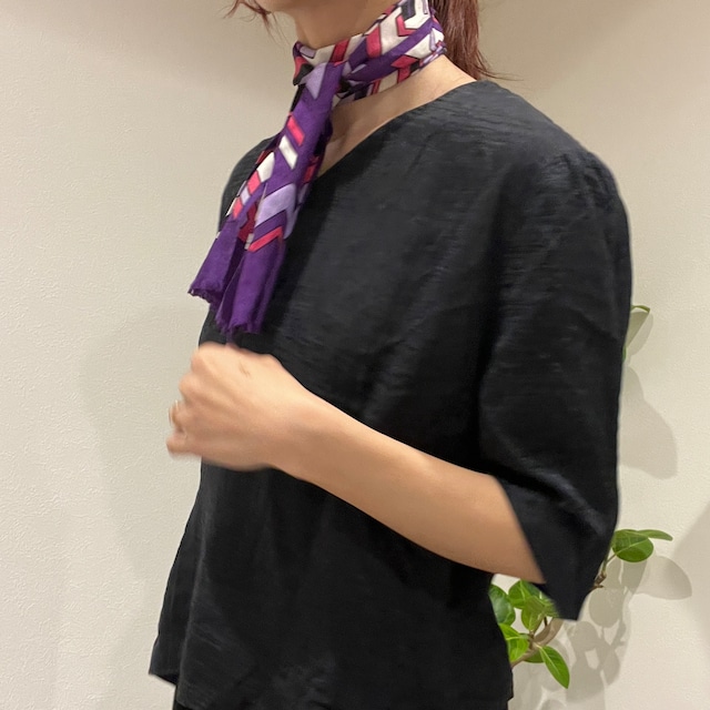 TIE SCARF PURPLE