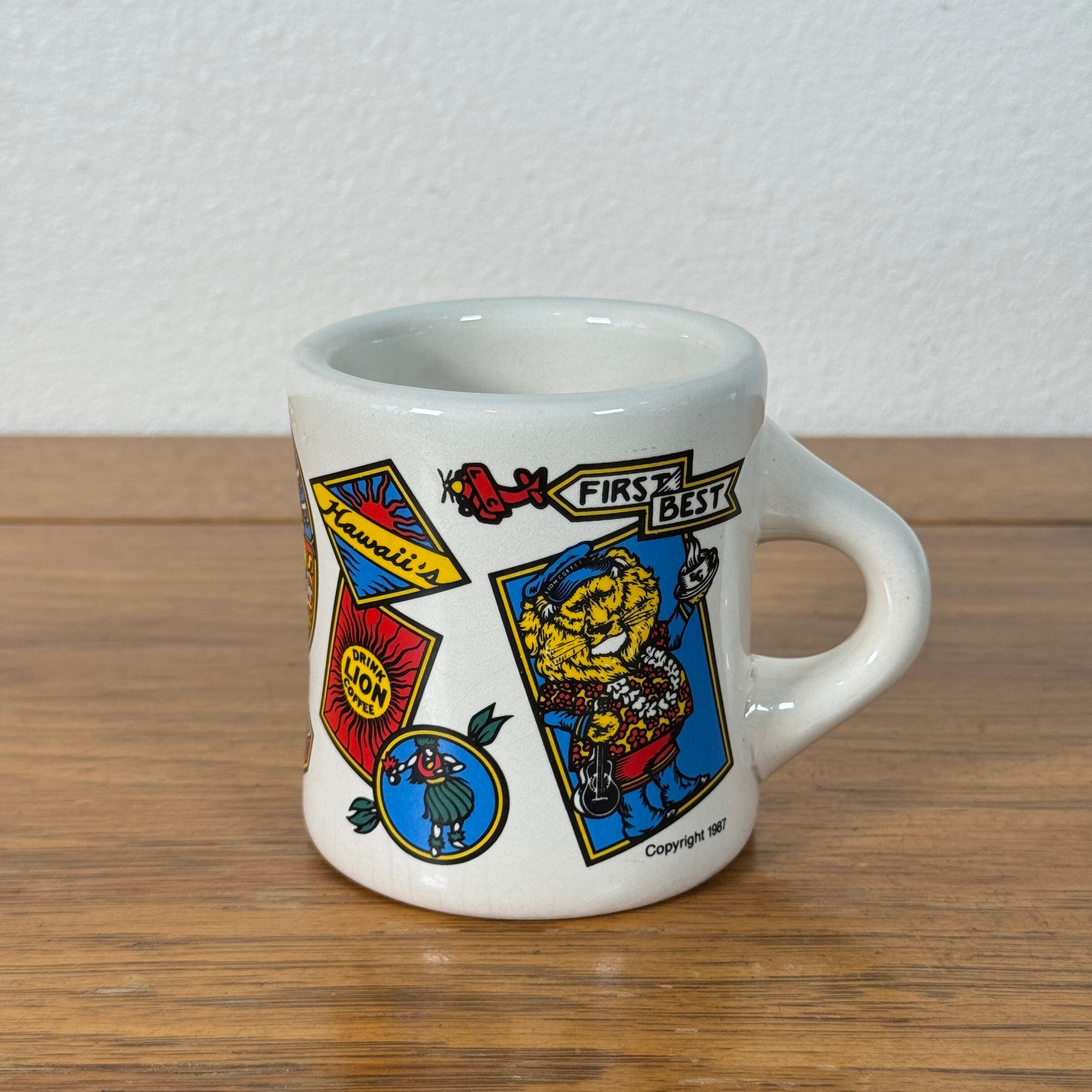 #2022-1 【1987年】LION COFFEE ハワイ マグカップ