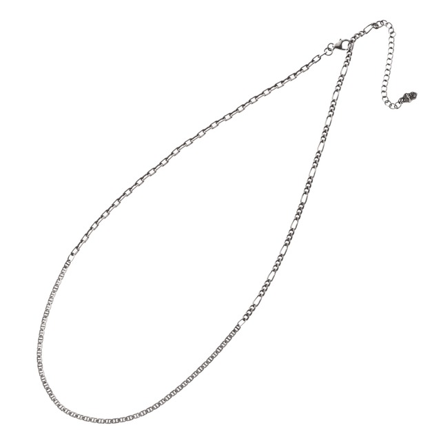 【新作】ベータミックスチェーンネックレス ACCN0075 Beta mix chain necklace Silver Jewelry Brand