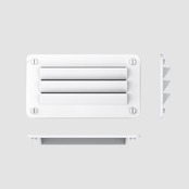 ベンチレーター【縦79.5mm 横142.0mm】*ホワイト*