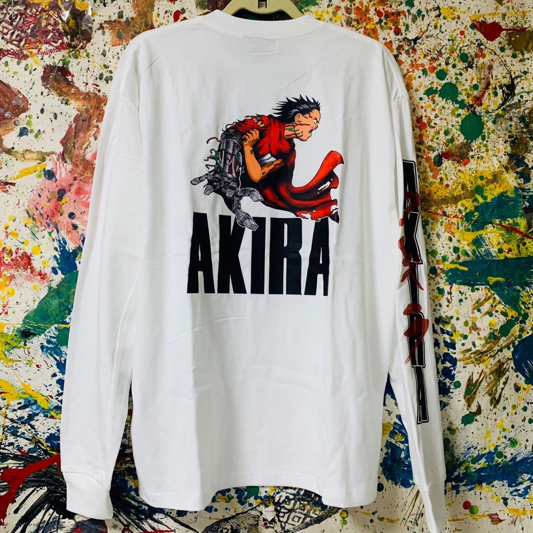 アキラ メンズ ロンT 長袖 新品 XL XXL 秋冬 新品 ホワイト | PAPER 