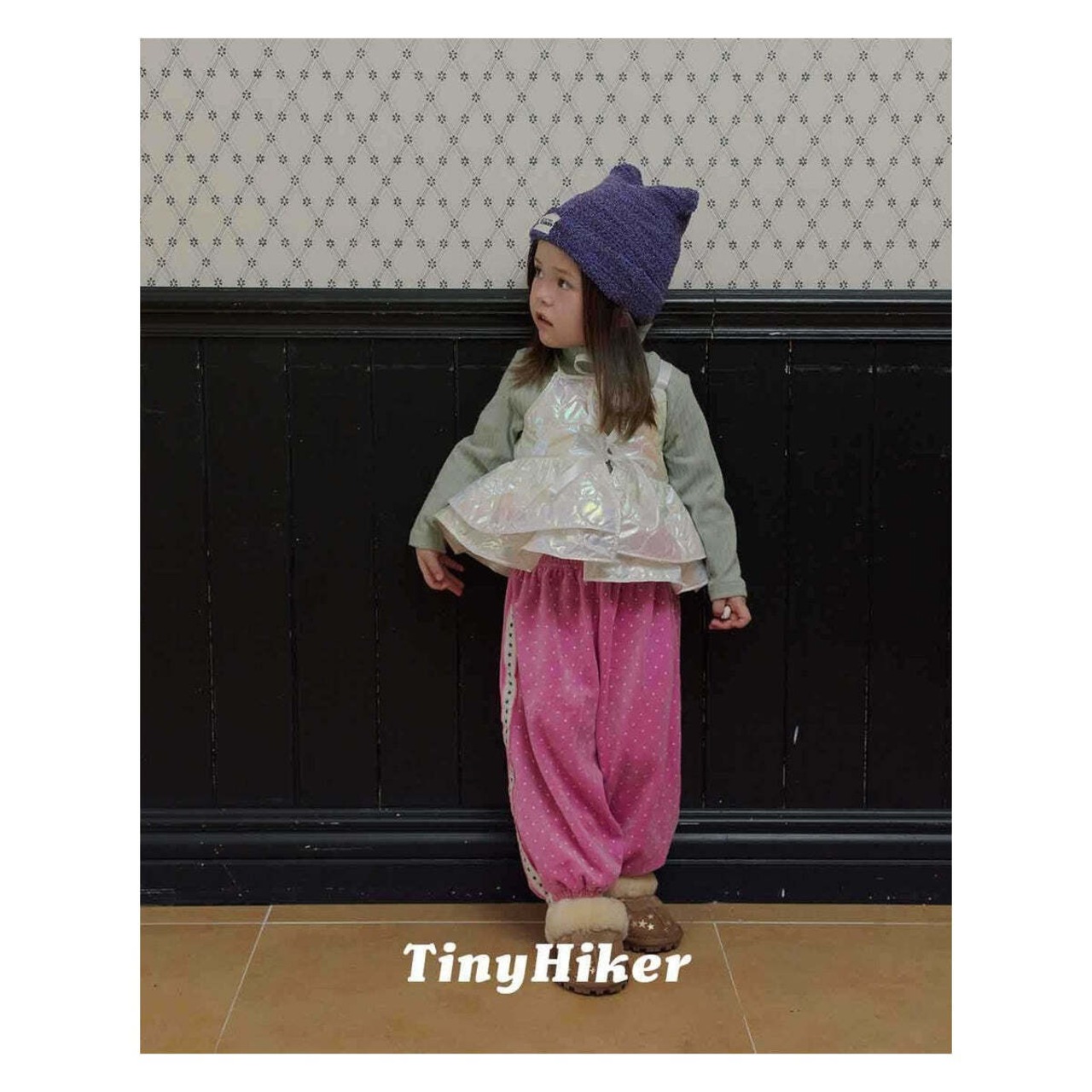 【取寄】Tiny Hiker シャイインキルティングキャミソールトップキルティングタンクトップ｜冬服｜韓国子供服
