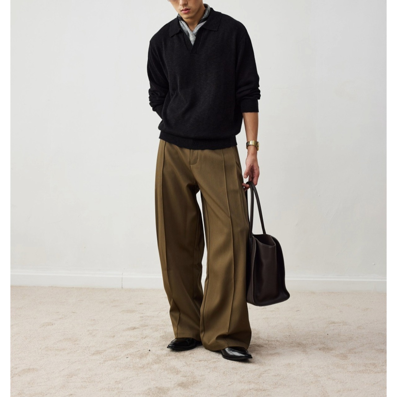 Drape Straight Pants TB2545・画像2