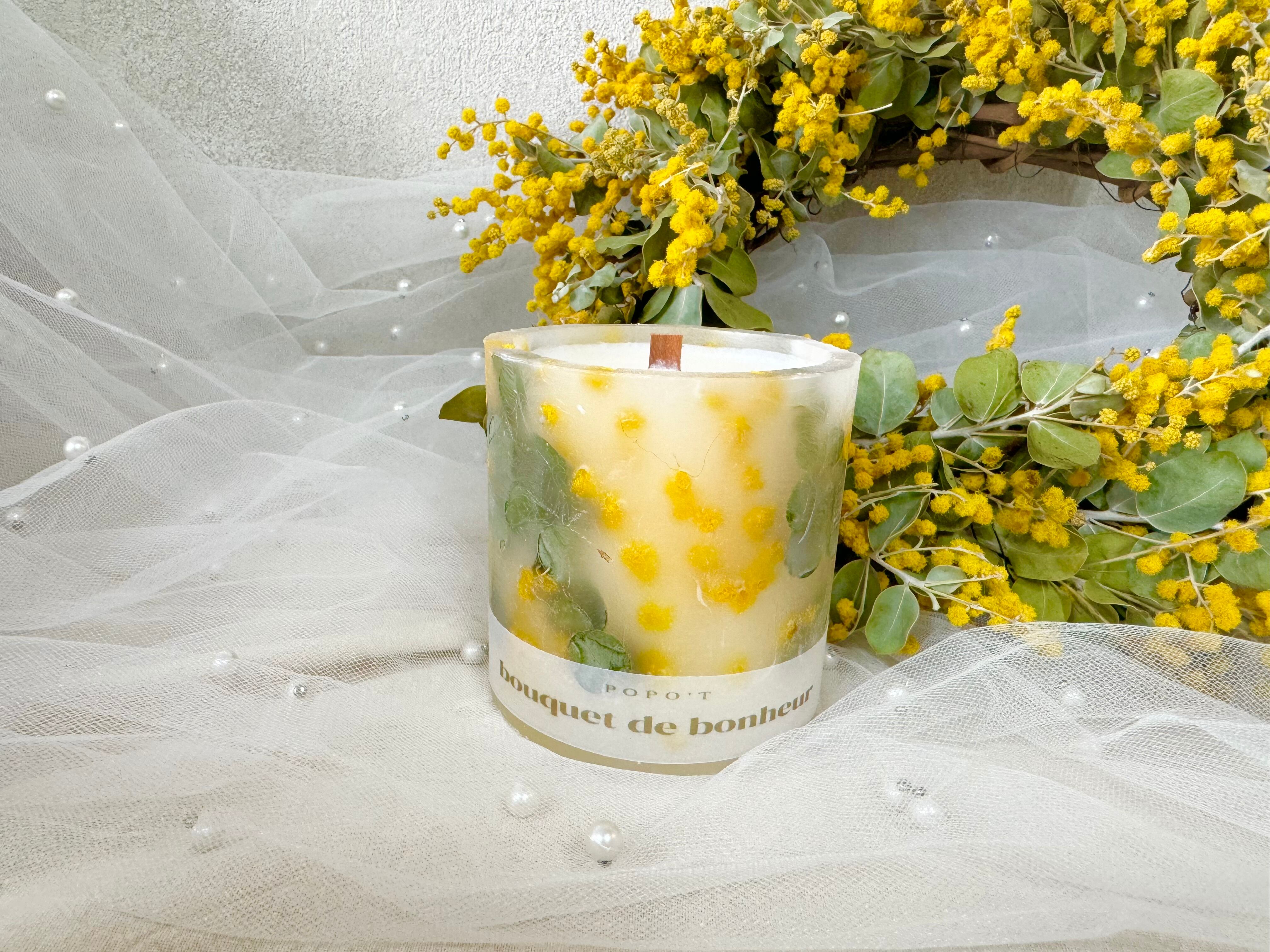 popo様 確認ページ （soy candle 【 mimosa 】ウッドウィック | popo