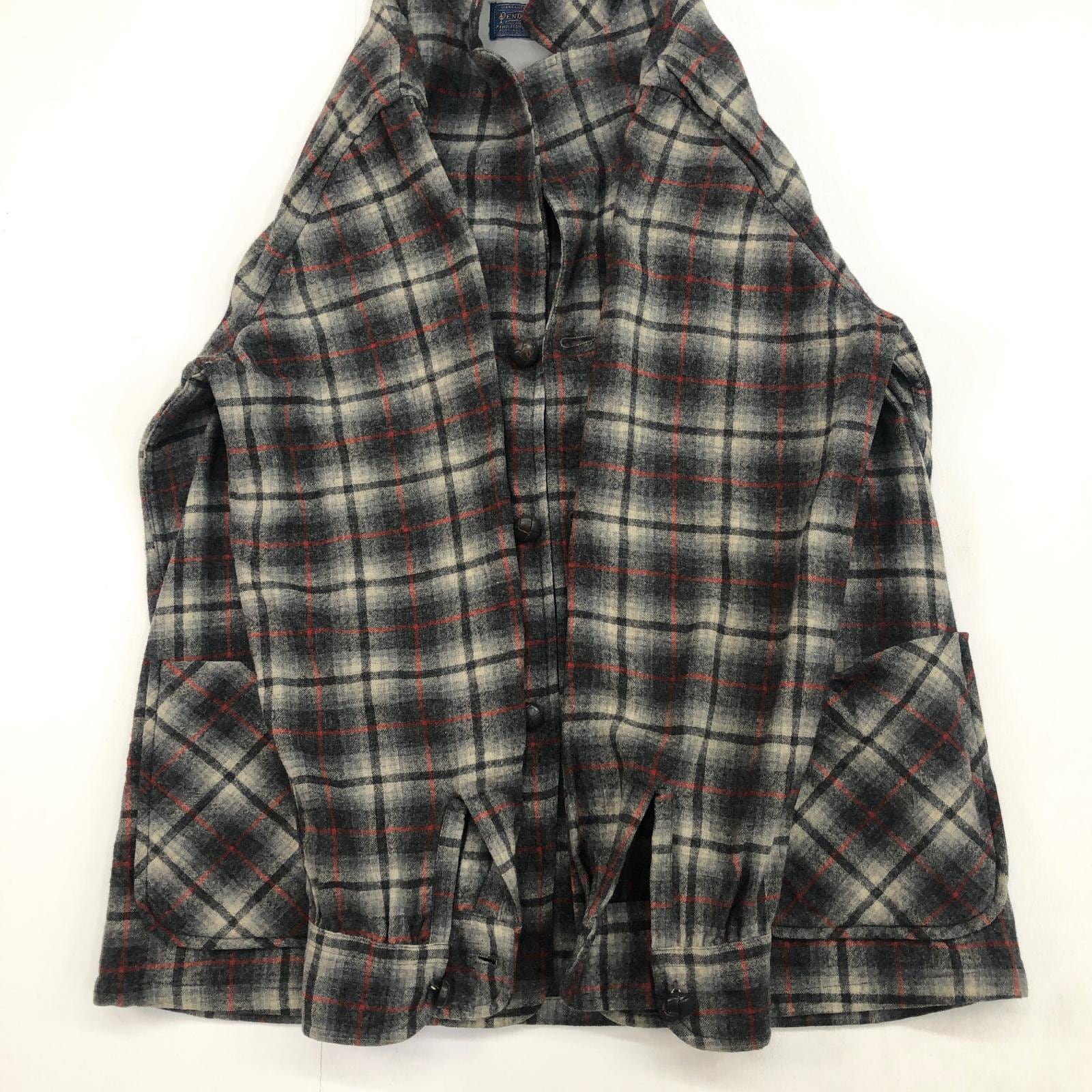 PENDLETON ペンドルトン 50-60年代 USA製 オンブレチェック ウール