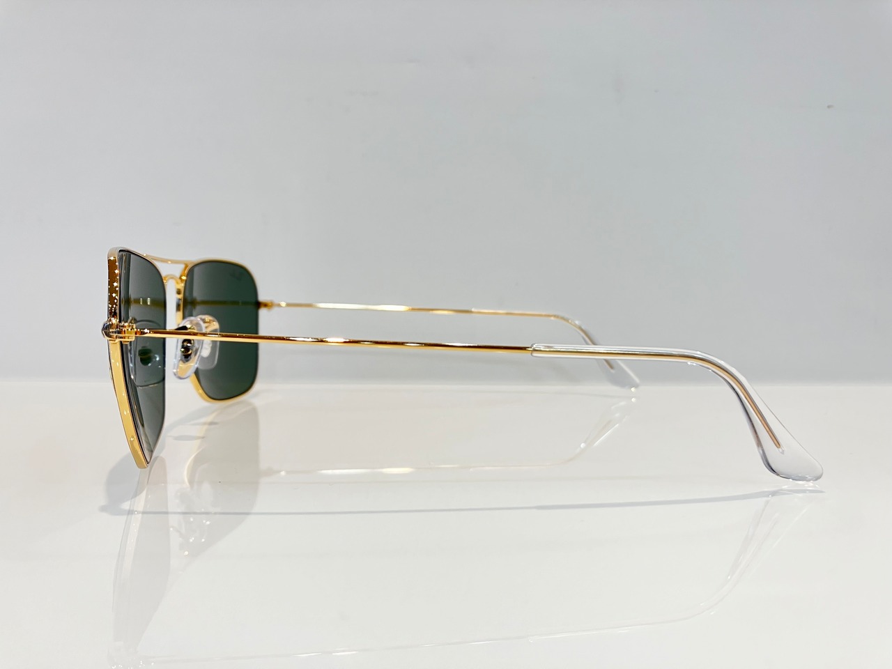 Ray-Ban ORB3136 Caravan ゴールド グリーン | めがね工房中代