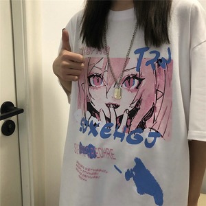 【トップス】アバンギャルドプリント個性派Ｔシャツ217261000N