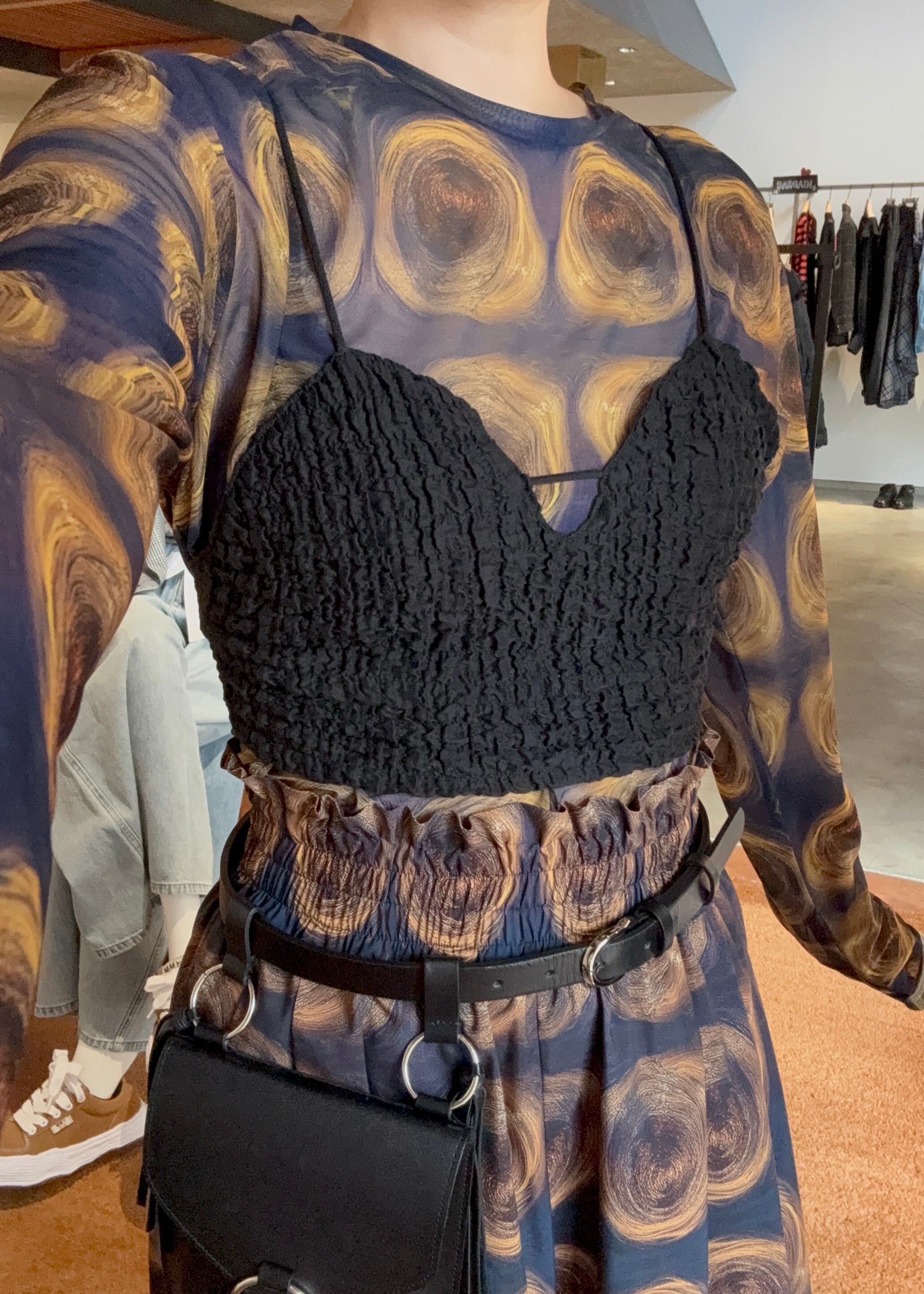 26SS】FUMIE TANAKA フミエタナカ / ビスチェ / patch bustier | TRENT