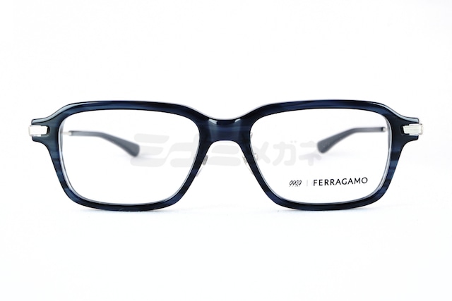 999.9×Ferragamo メガネ SF9021 460 コラボモデル アジアンフィット スクエア 眼鏡 オシャレ ブランド フォーナインズ フェラガモ 鯖江 日本製 正規品-2枚目