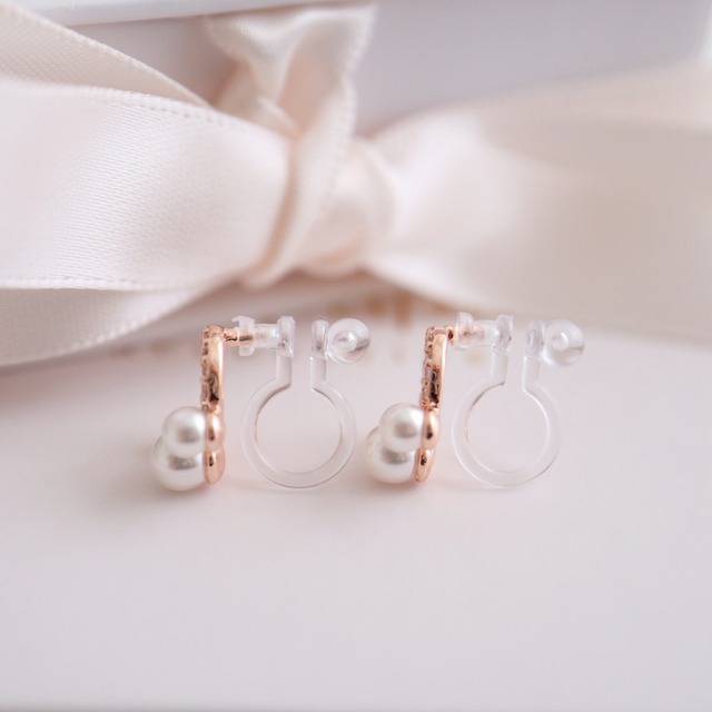 ラウンドパール【ピンクゴールド】