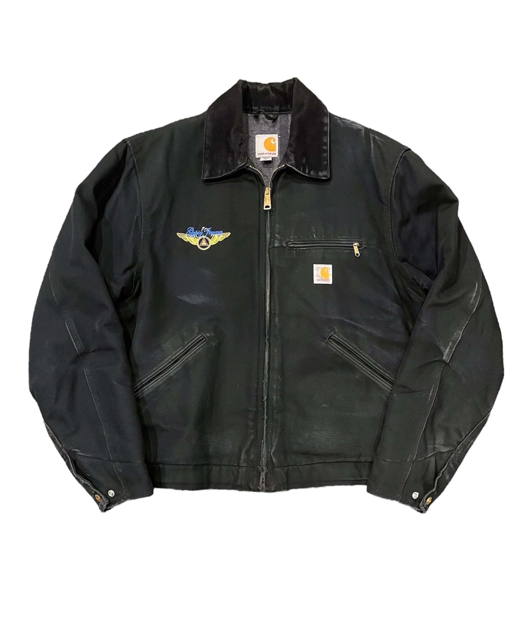 Carhartt J001 Black Detroit Jacket Made in U.S.A カーハート  