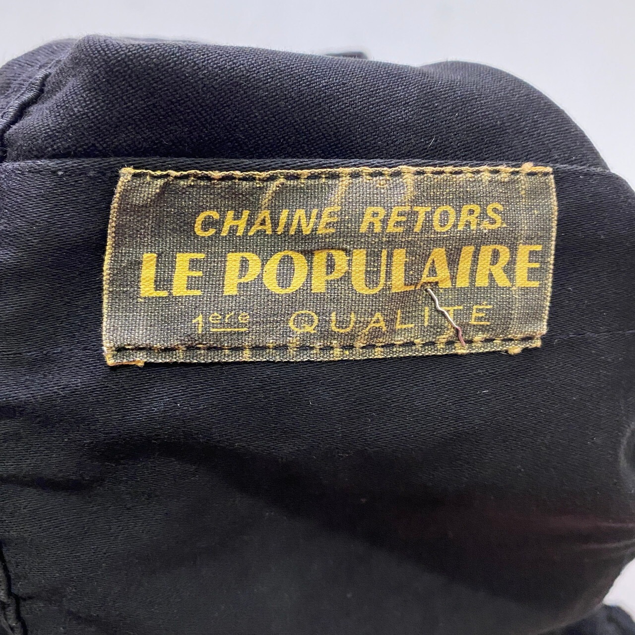 50年代 ヴィンテージ LE POULAIRE ブラックモールスキン フレンチ 