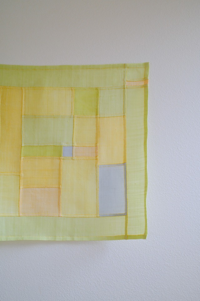 Hand-dyed fabric pojagi /  #2