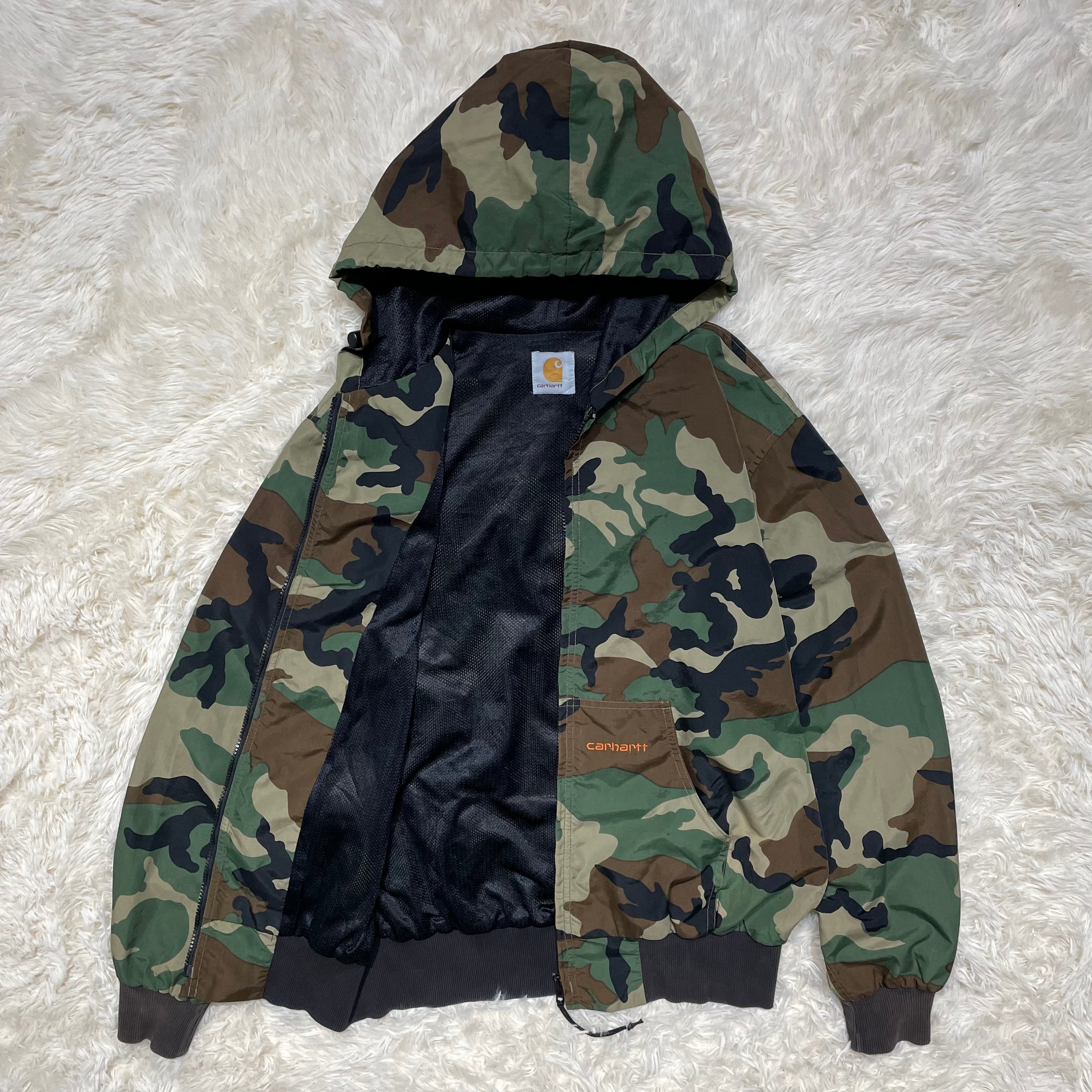 Carhartt カモ柄アノラックパーカー Lサイズ