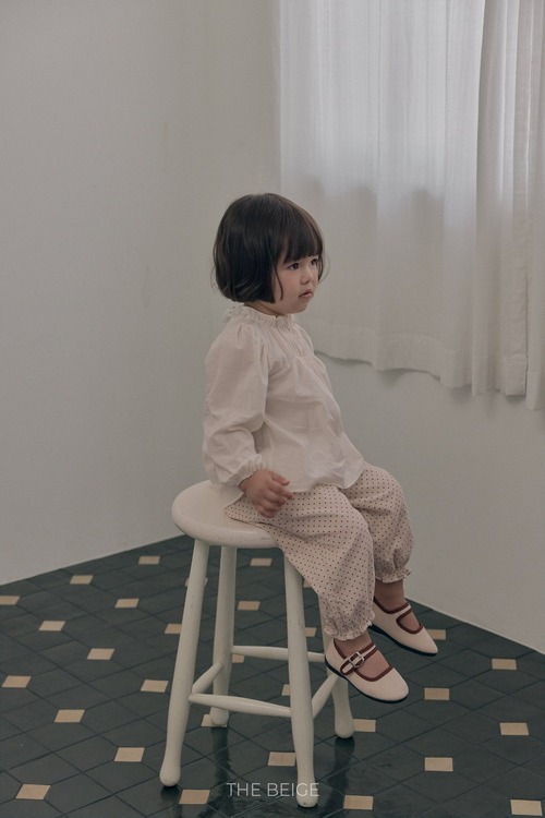 the beige［取寄］dot frill pants 26autumn