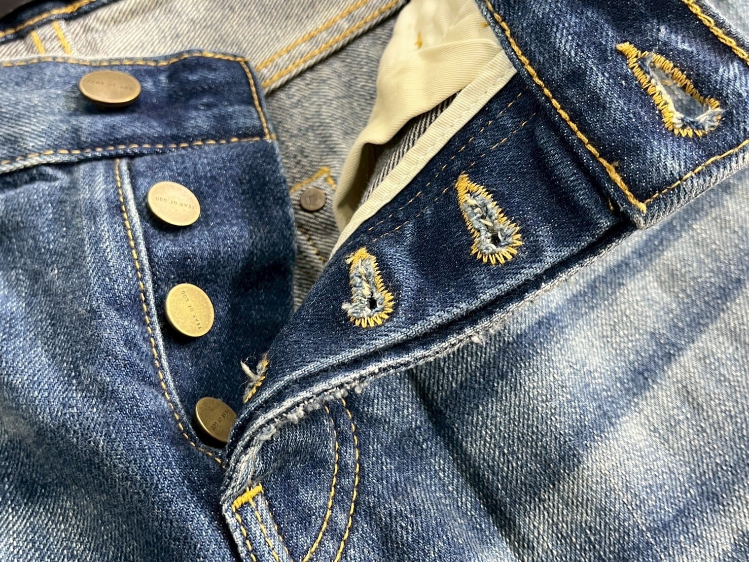 FEAR OF GOD SEVENTH COLLECTION DENIM PANT INDIGO W29 84804 FEAR OF GOD SEVENTH COLLECTION DENIM PANT INDIGO W29 84804