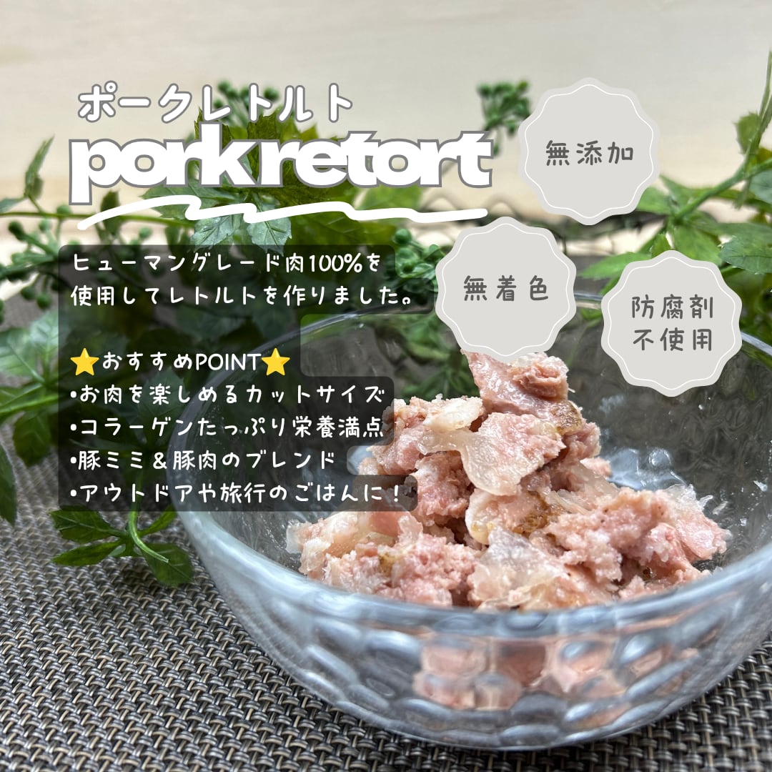 毎月１回お届け！豚肉のレトルト １０個セット