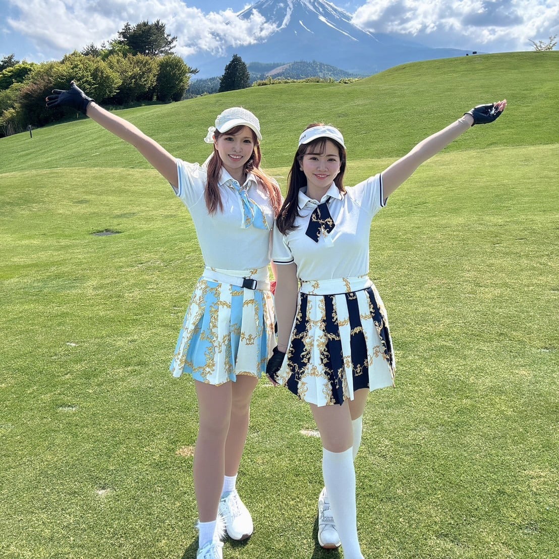 ☆yoshika様miho様着用☆バロックプリントスカーフ付きSET UP