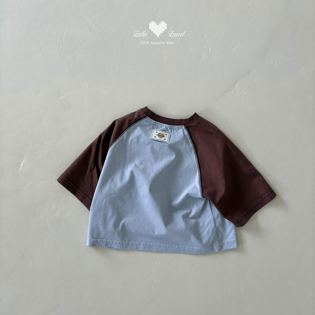 《予約》送料無料【lalaland】Latte Raglan Tee