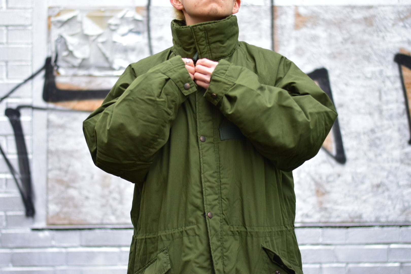 スウェーデン軍M90 後期cold weather field Parker(dead stock