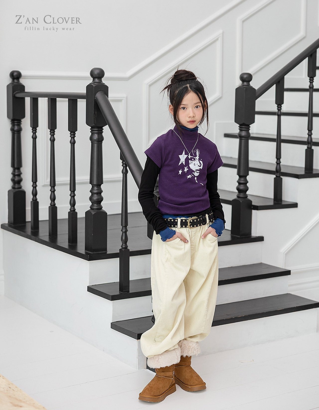 ZAN CLOVER［取寄］corduroy D line pants 26winter