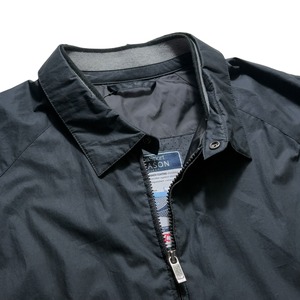 ZEGNA SPORT black cotton drizzler jacket
