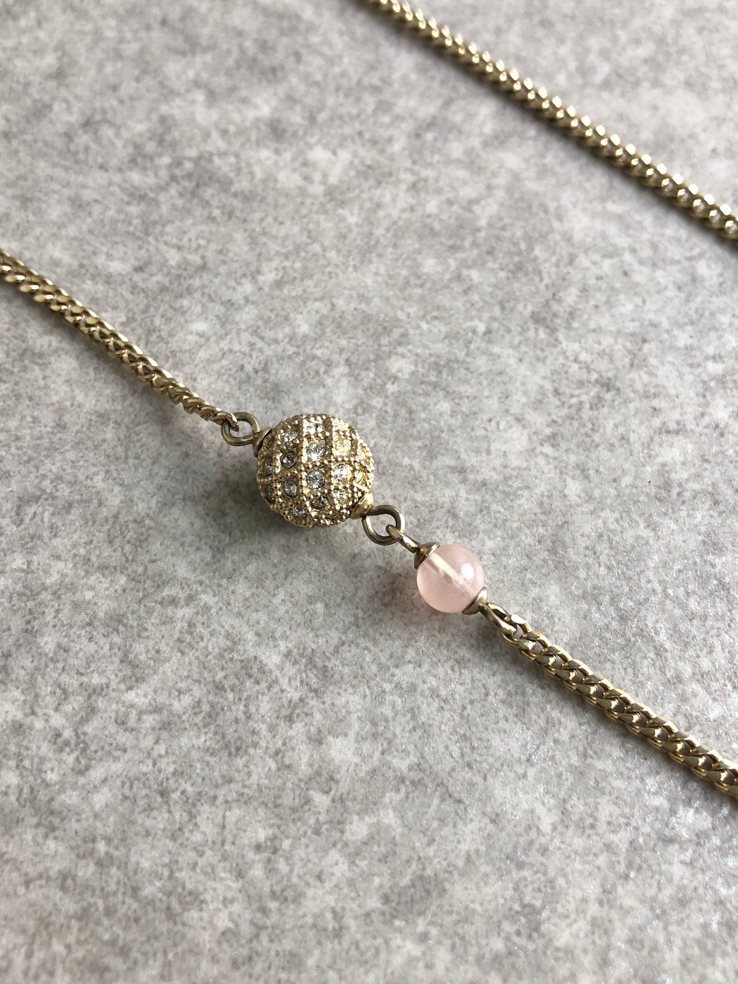 CHANEL シャネル ネックレス ゴールド ココマーク ストーン vintage