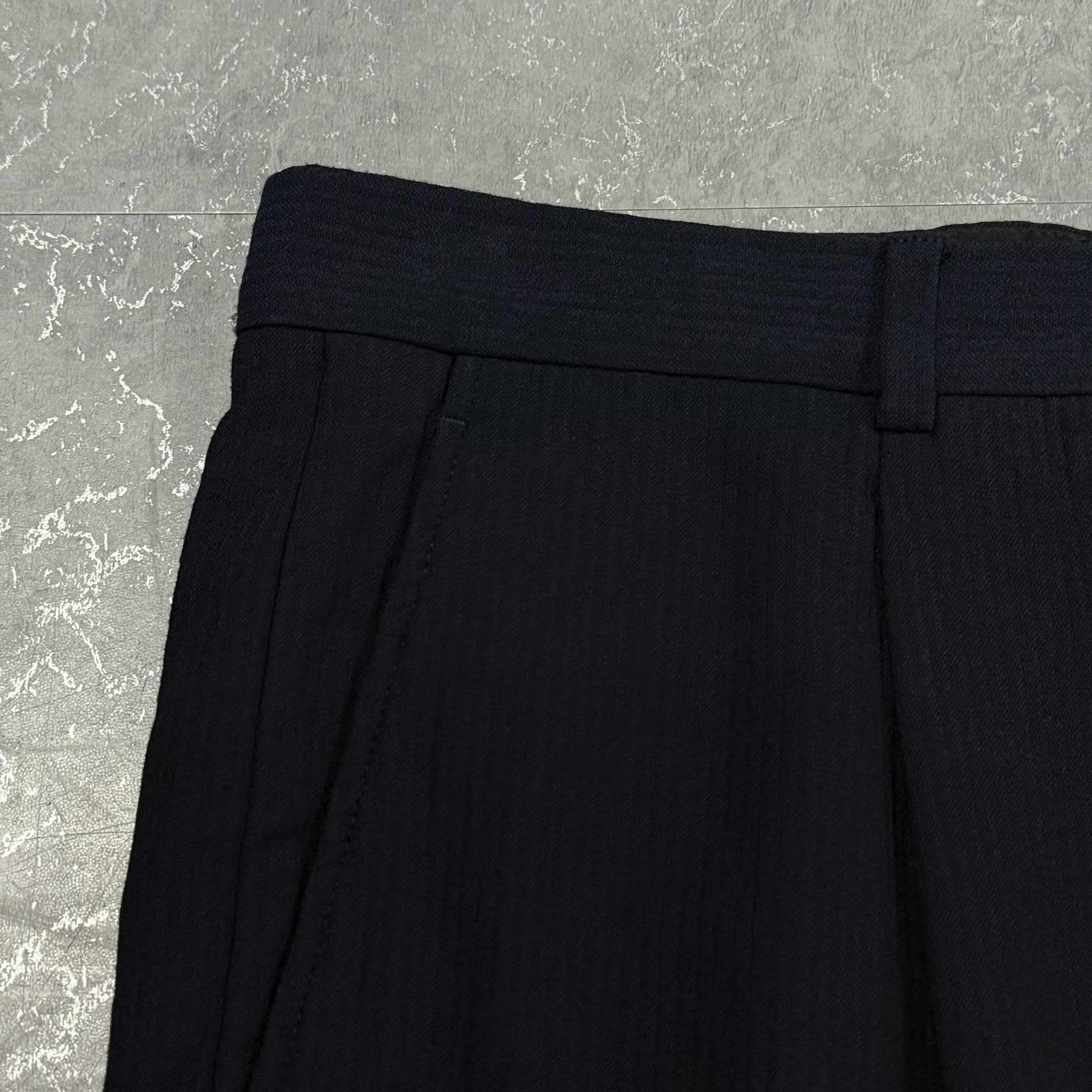 ARMANI COLLEZIONI light wool × rayon wide slacks | RIYAN ARMANI COLLEZIONI light wool × rayon wide slacks | RIYAN