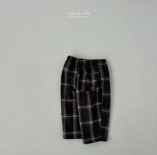 【予約商品】LALALAND / Baguette check pants