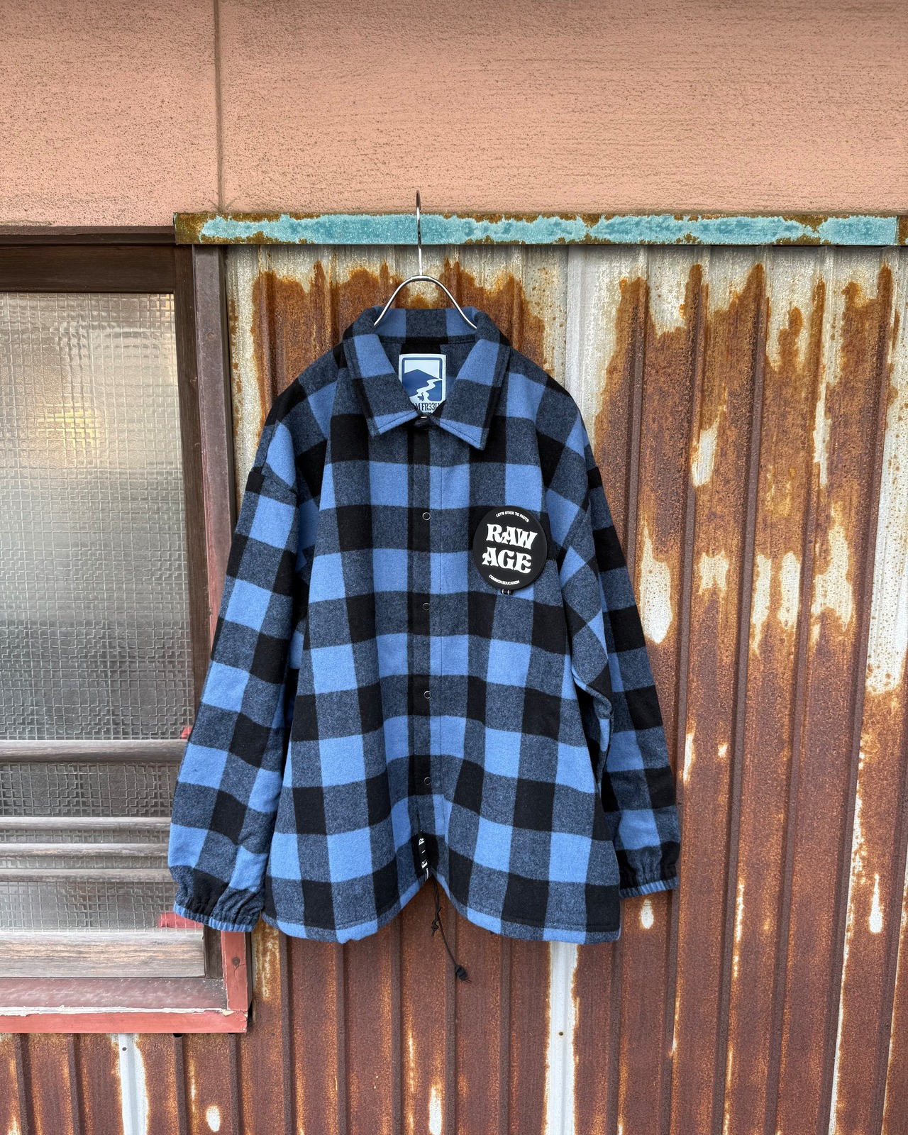 【COMMONEDUCATION UNISEX】WOOL COACH JACKET