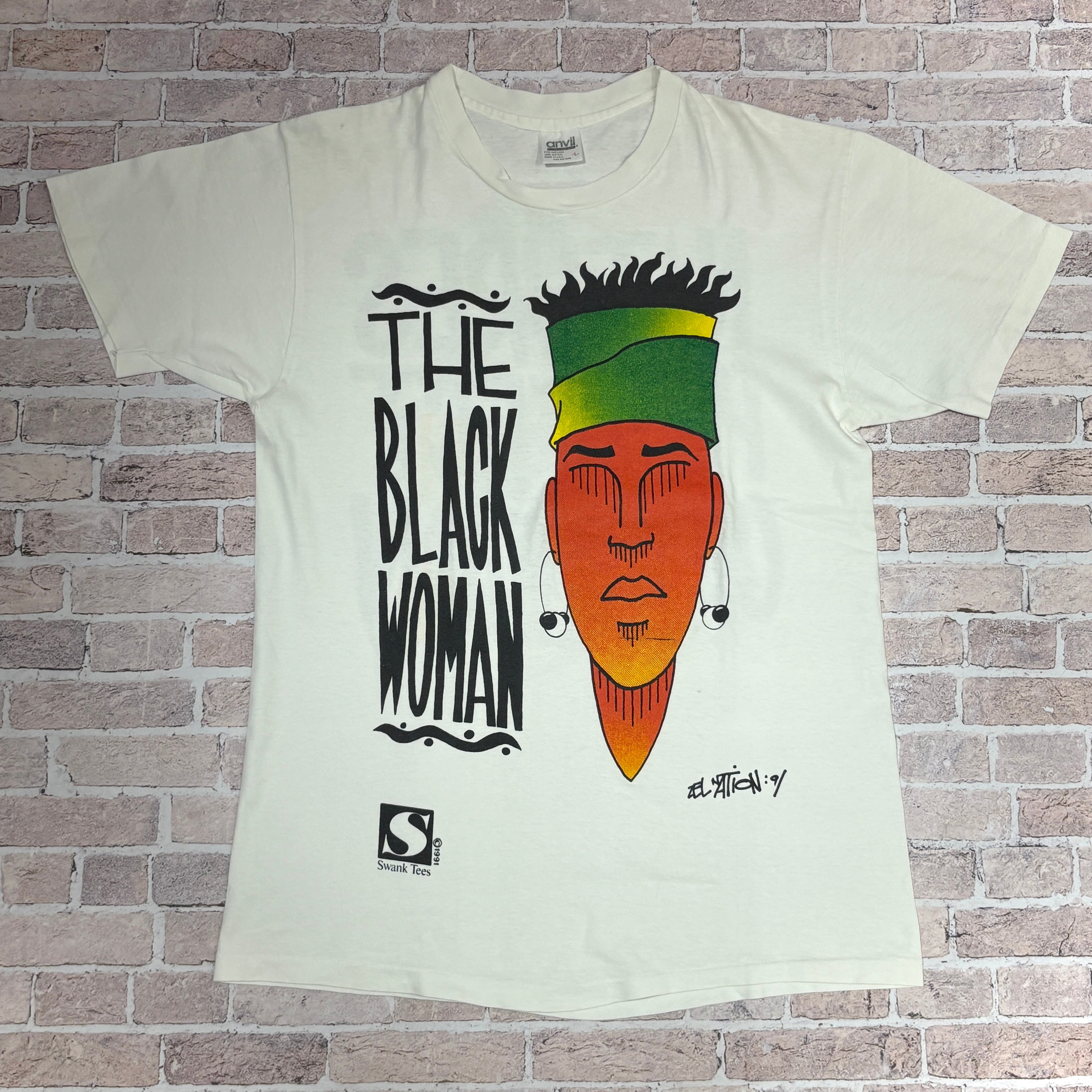 Ⓚ1990s ANVIL T-SHIRT THE BLACK WOMAN | safarionline