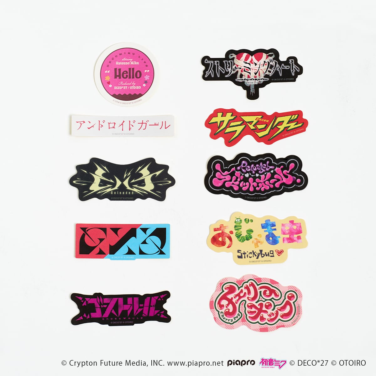 デコミク LIVE2026】ロゴステッカーセット Vol.1【予約対象商品