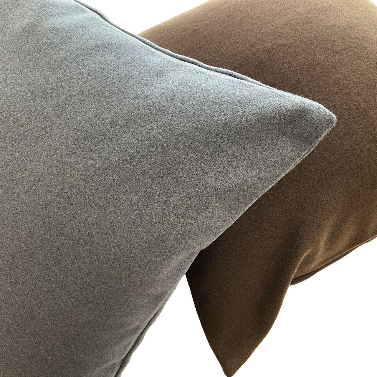 ブラウン 不規則形状 クッション クッションカバー／幅60cm×丈60cm／クッションカバー 選べる30色