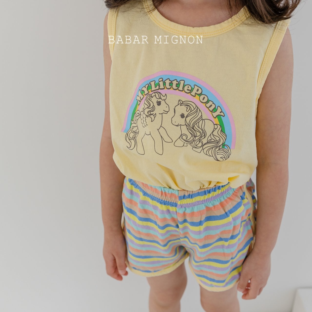 均一セール|イエロー90|即納|unicorn tank top set up|babar mignon