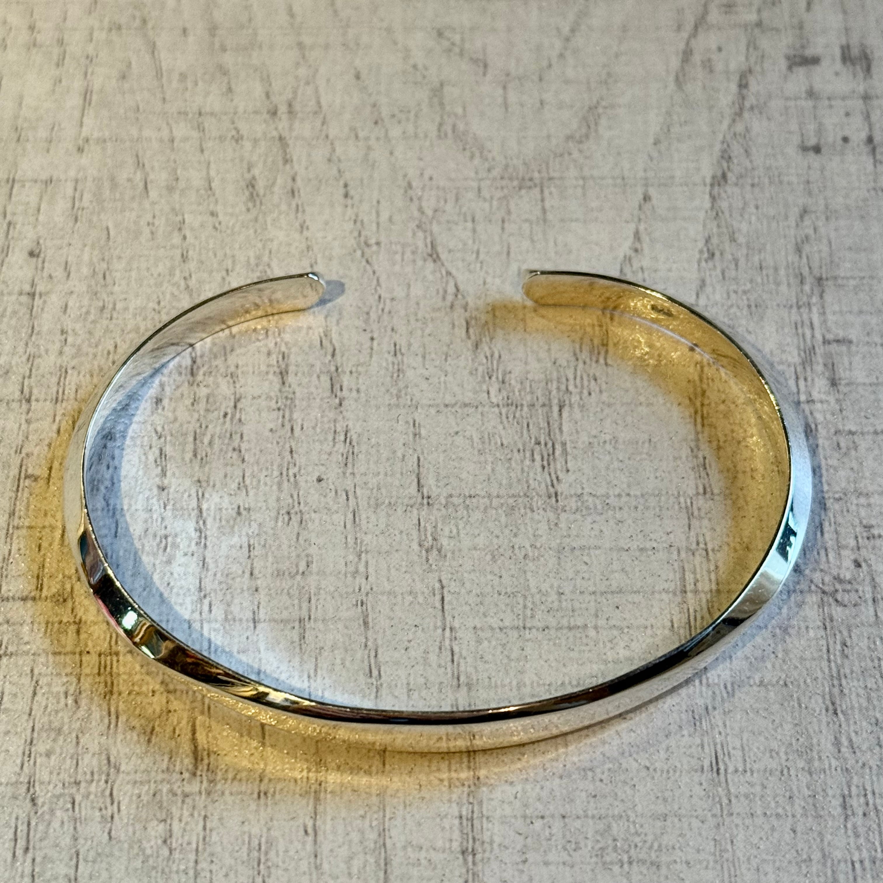 SILVER925 GOLD MIX DESIGN BRACELET/シルバー/ブレスレット