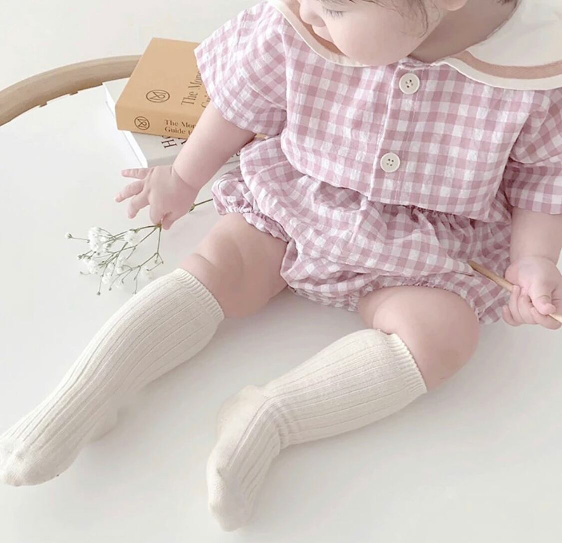 ギンガムチェックセーラーカラーセットアップ》》》》》ベビー キッズ 春夏 女の子 男の子