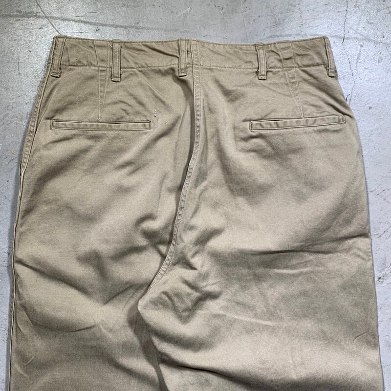 50's U.S.ARMY 45KHAKI チノトラウザーズ MIL-T-2064 CASSIDY MFG