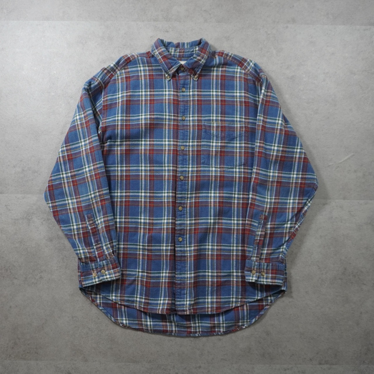 OLD GAP flannel shirt L相当 古着 - 6