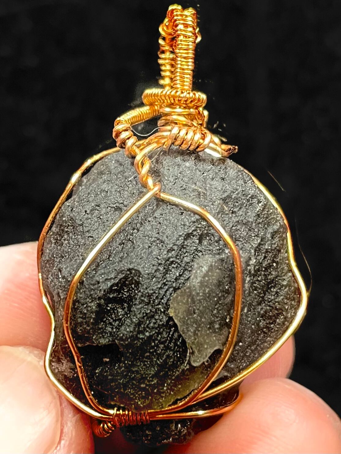 7) 心の癒し「アグニマニタイト」原石ワイヤーPT