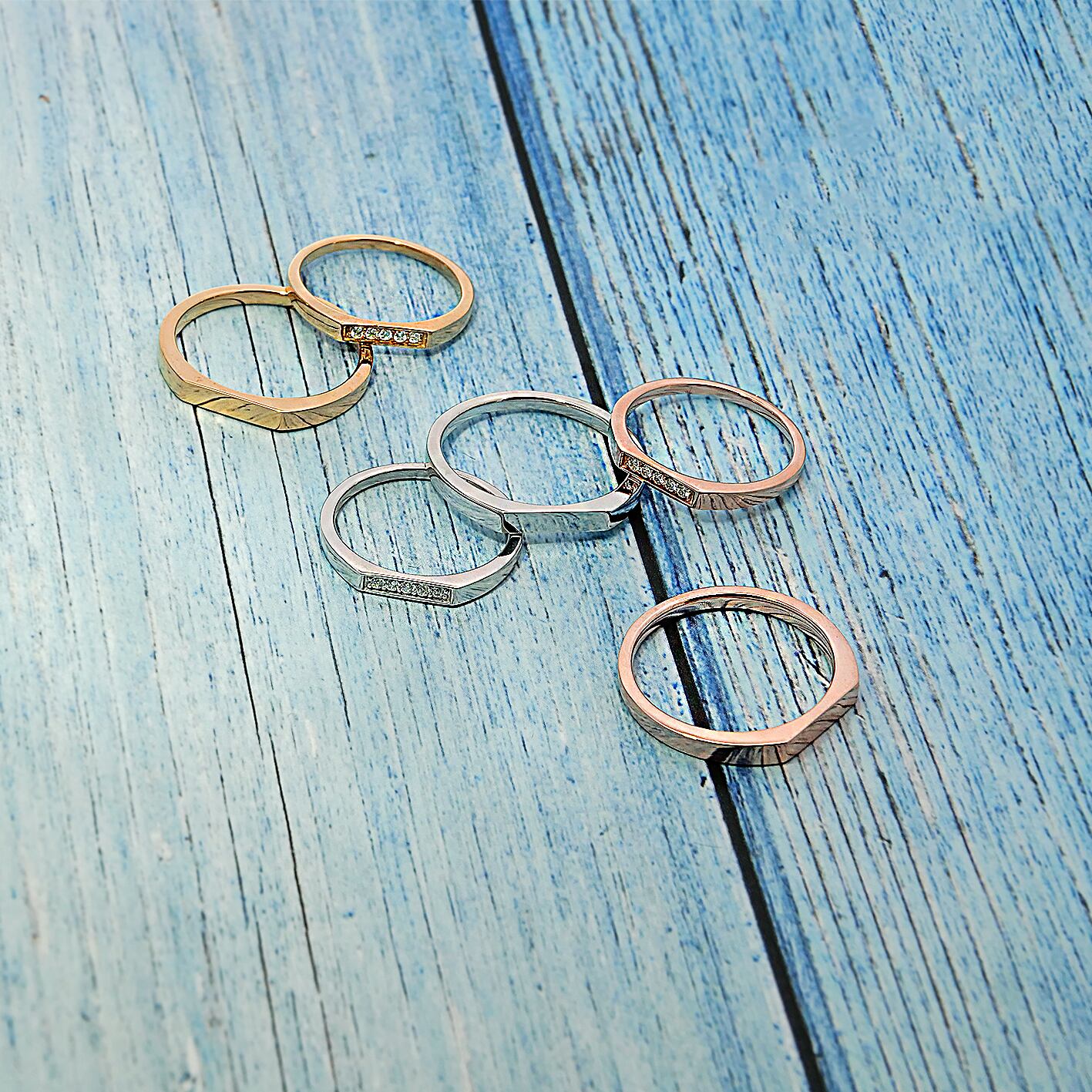 【シルバー結婚指輪 マリッジリング】SV925 モアサナイト 結婚指輪 シルバー マリッジリング ペアリング モアッサナイトシリーズ026