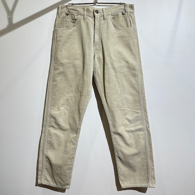 70s Levi's 518 Big E Corduroy Pants 70年代 リーバイス 518 519 コーデュロイパンツ 生成り W31L28