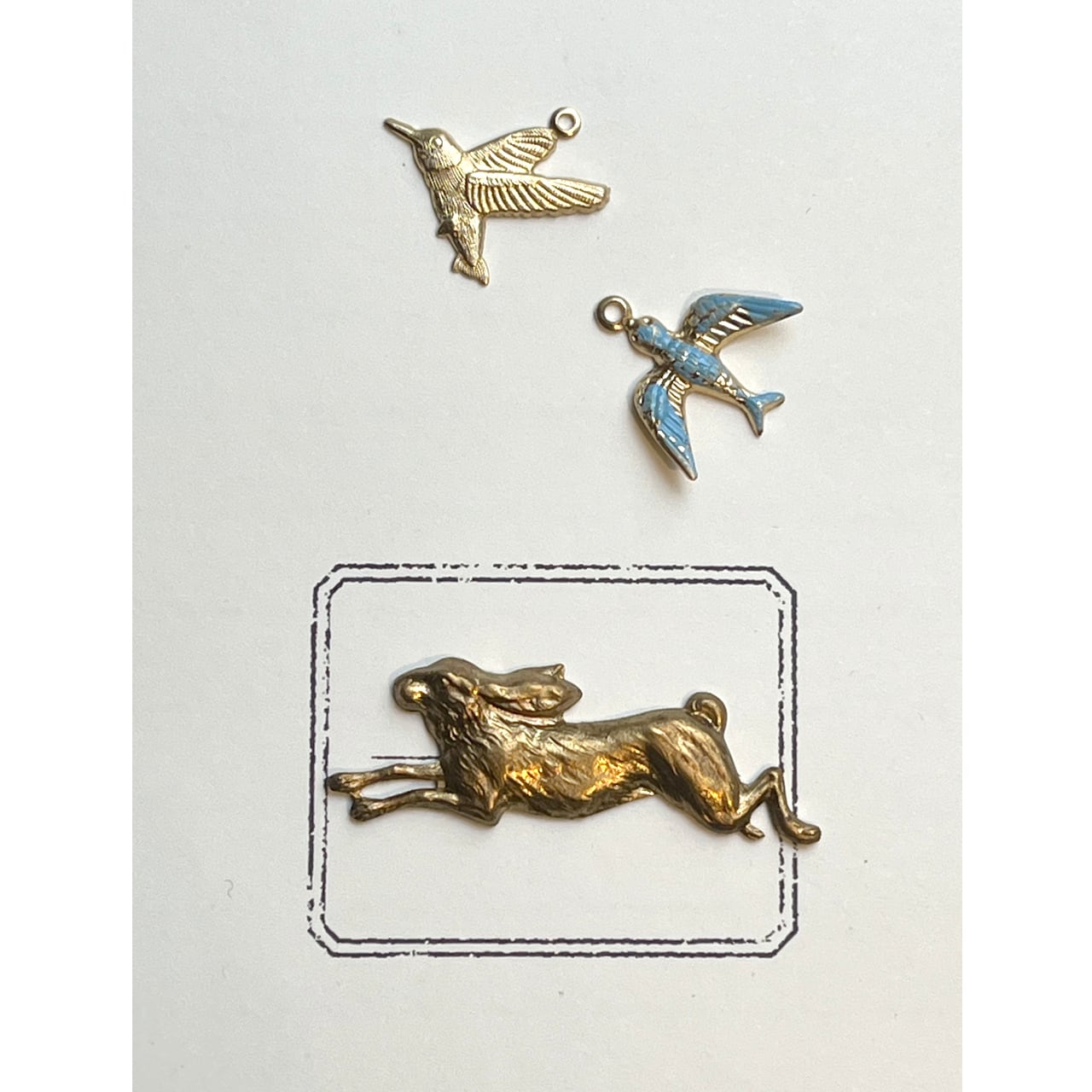 銅あるいは真鍮製の 鳥 古道具 アンティーク 古美術 日本 古道具真鍮の鳥 - アンティーク・古道具・暮らしの雑貨店