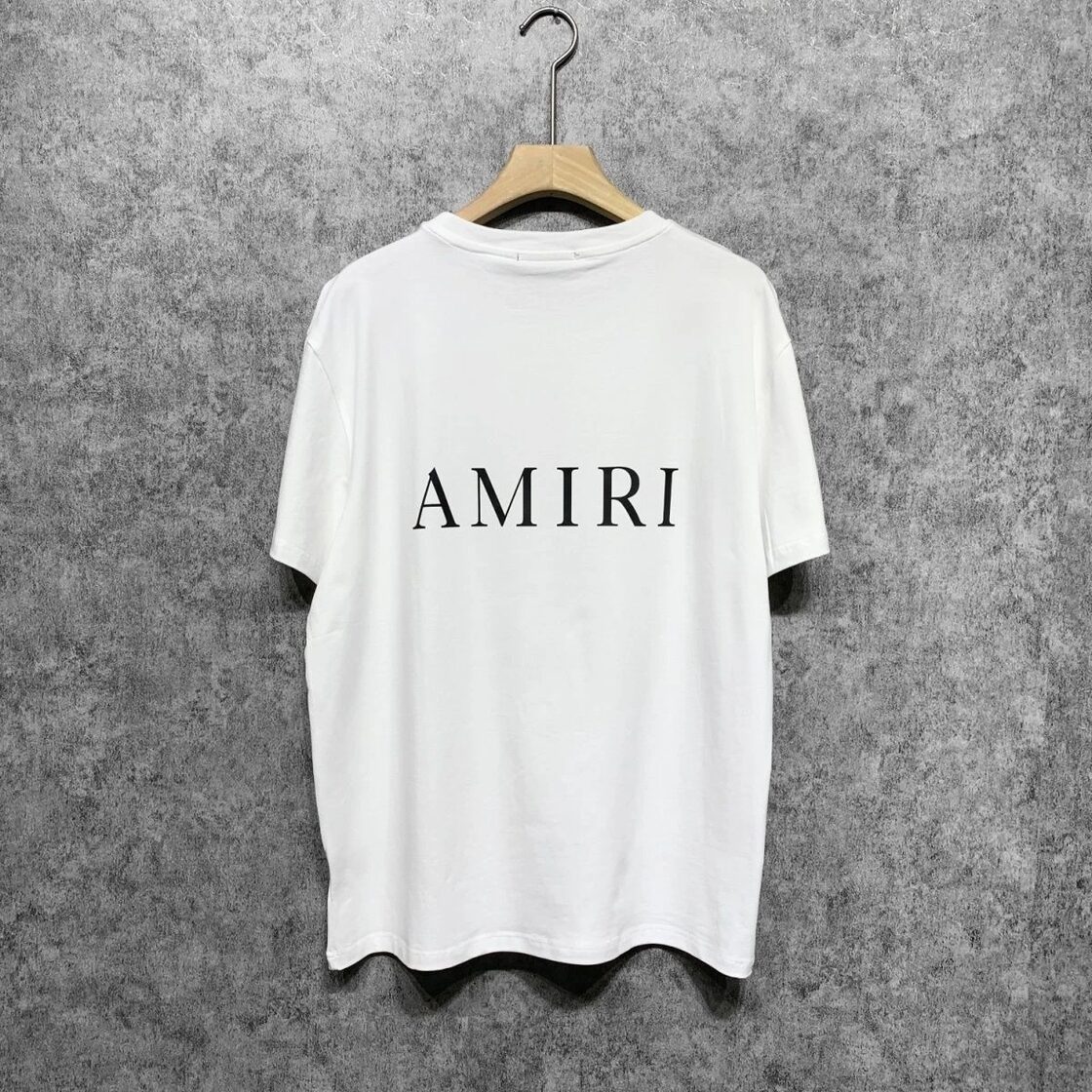 AMIRI アミリ Tシャツ 男女兼用 2024春夏秋 ブラック ホワイト | Pay ID