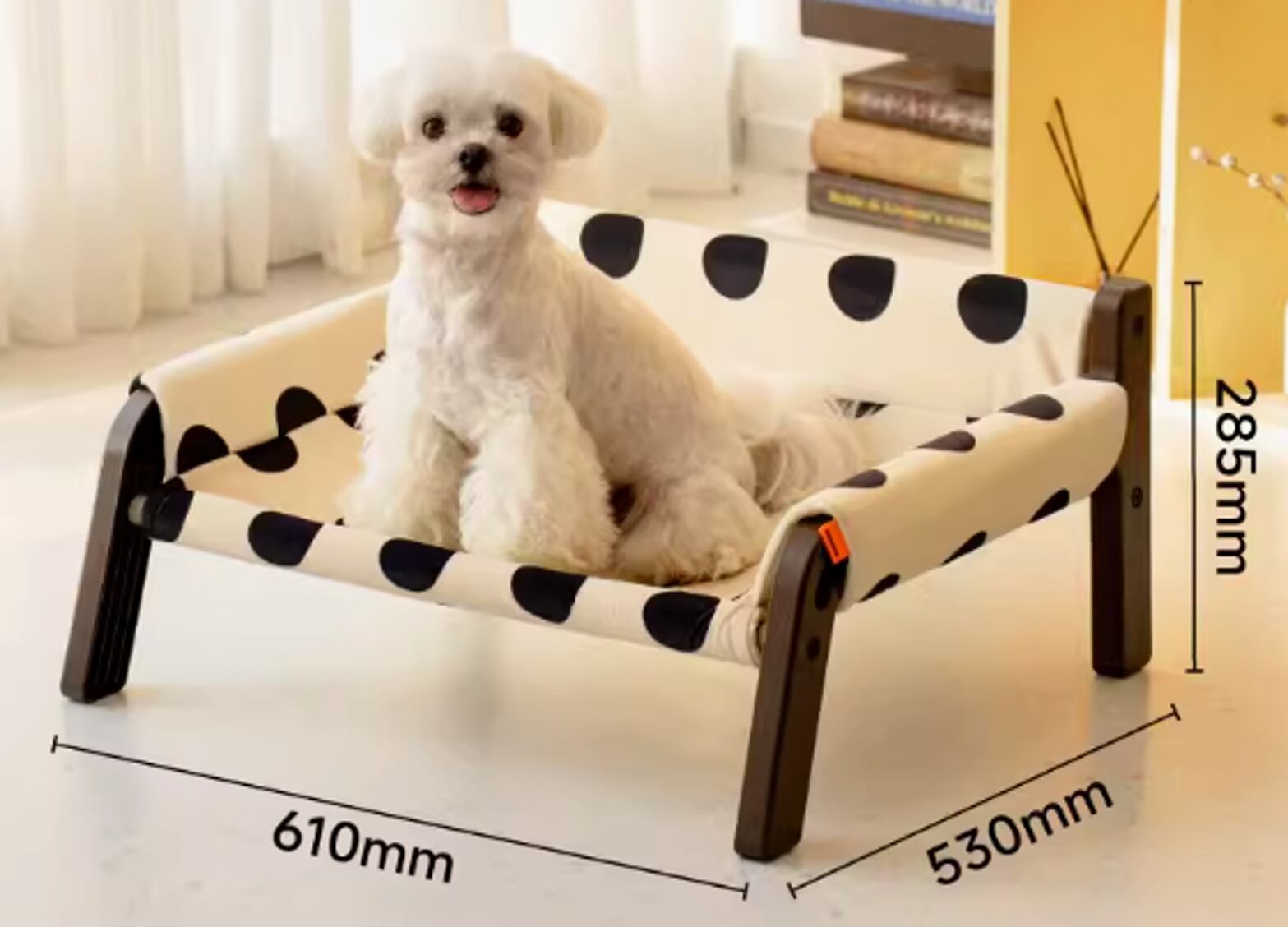 脚付き犬猫用ソファー（白） | efaspet