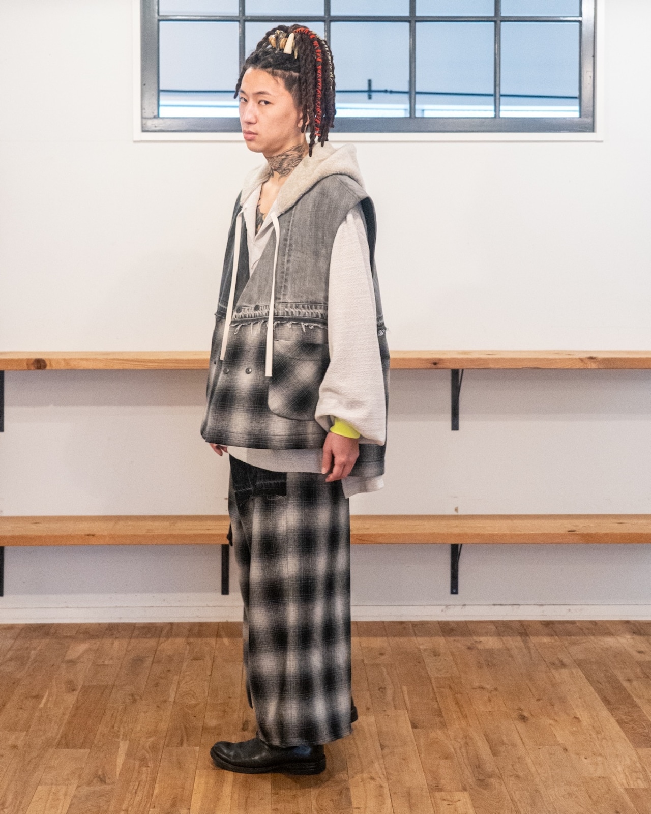 MK27A-V-01  CLOAK-VEST  #BLK  TYPE１
