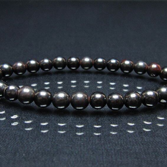 スギライト ブレスレット 6mm ブラックスギライト ブレス 一点物 メール便可 [M便 1/10] 111-45510